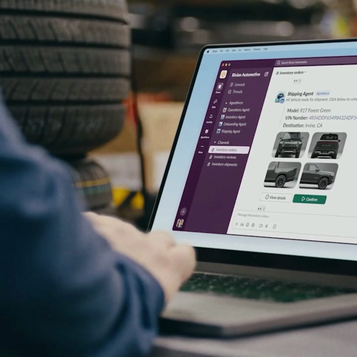Slack customer film: engineering, vehicle details and team collaboration.
