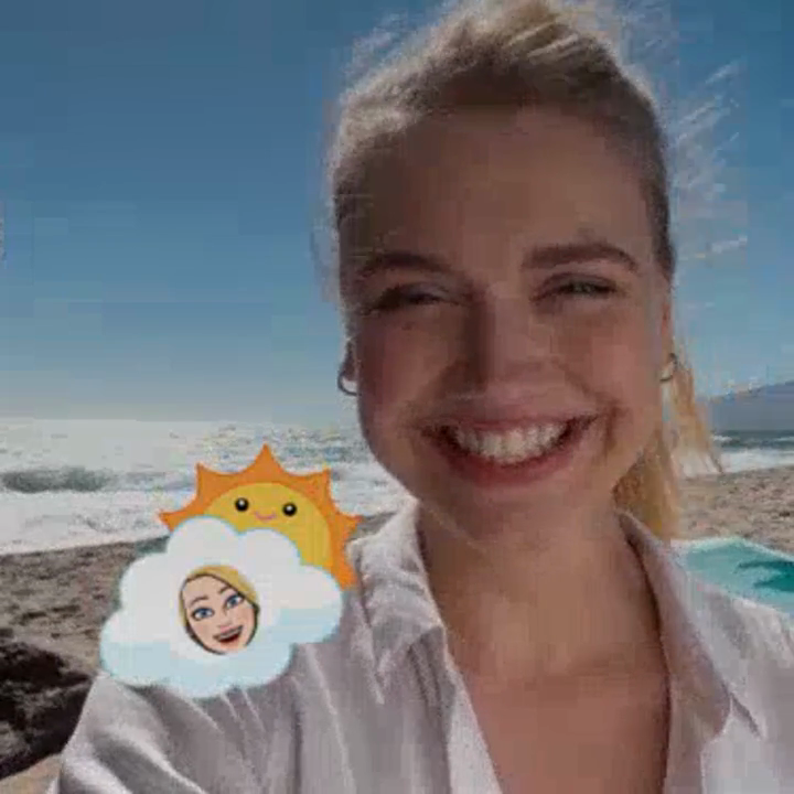 Snapchat moving selfies and friends in its official campaign.